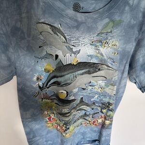 The Mountain Blue Shark Ocean Tee